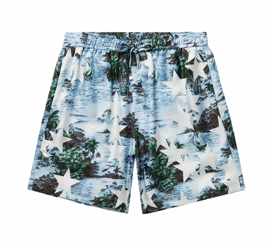 Amiri Tropical Star Swim Shorts