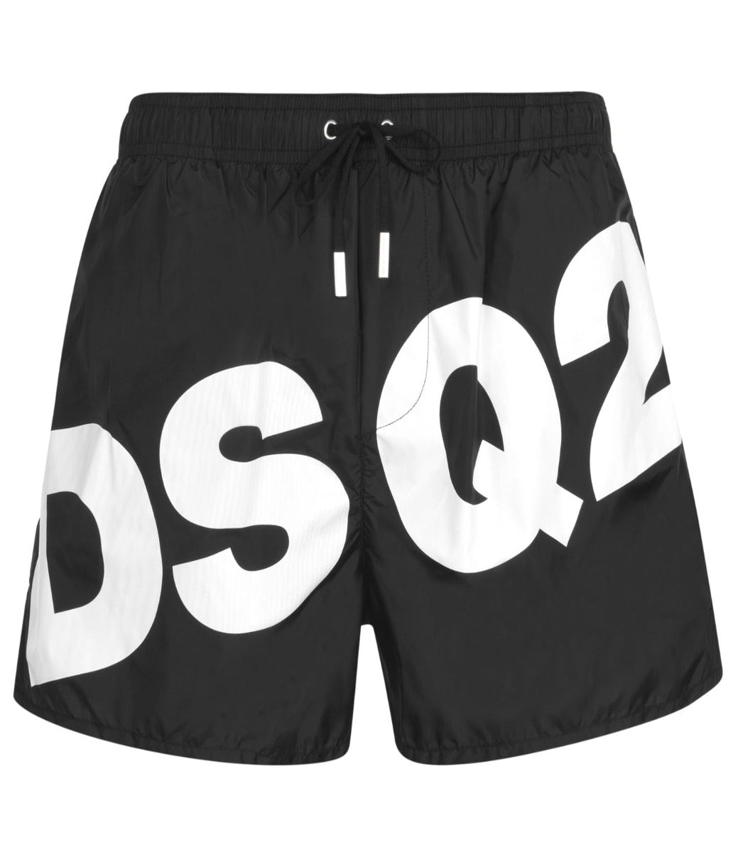 Dsquared2 Black Logo Swim Shorts