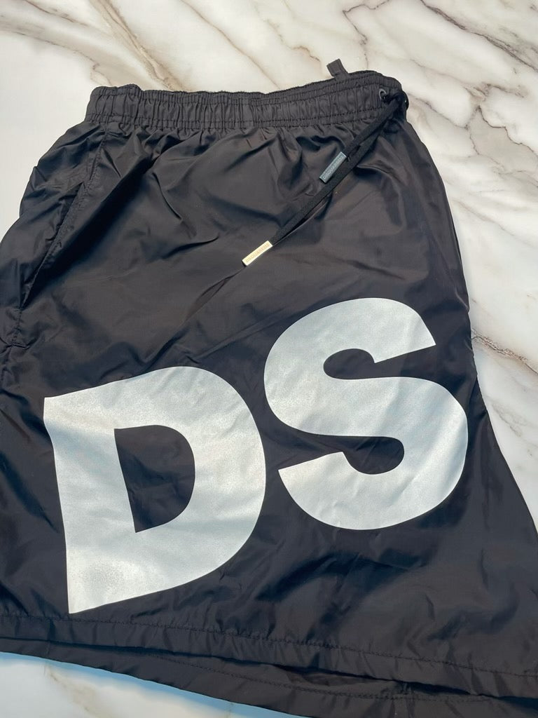 Dsquared2 Black Logo Swim Shorts