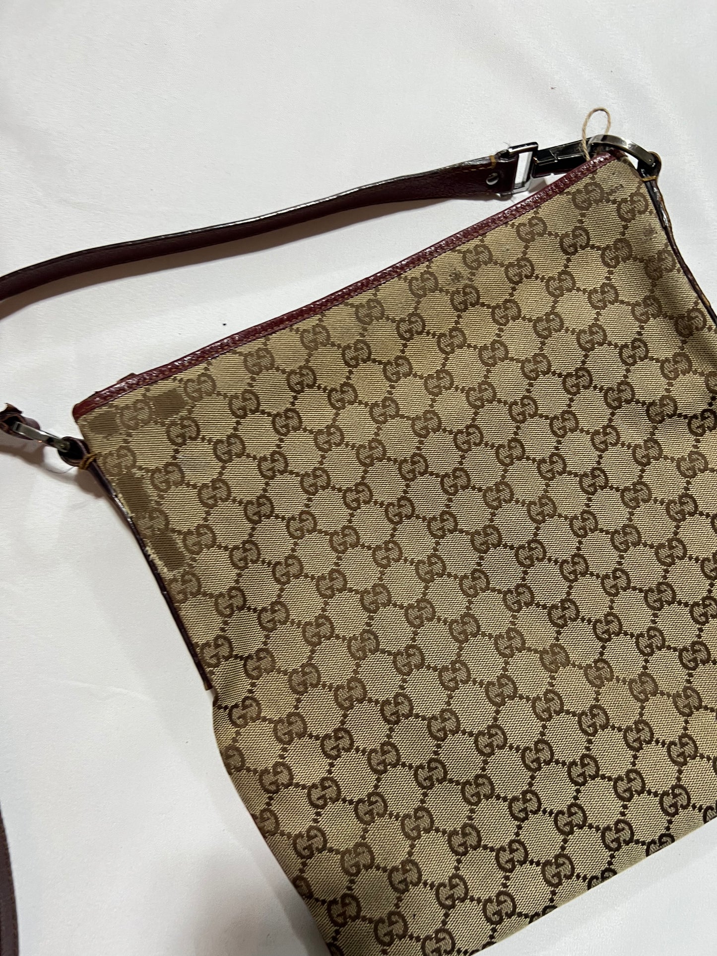 Vintage Gucci GG canvas crossbody bag