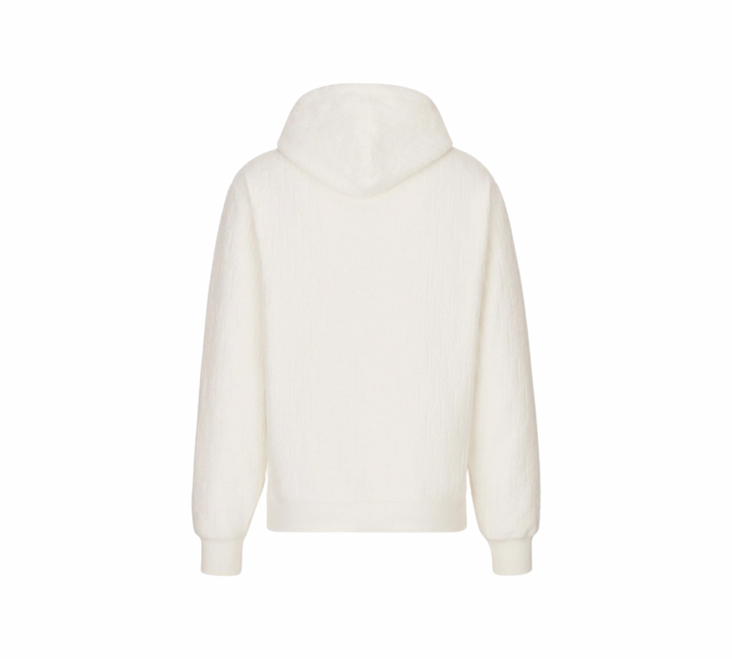 Dior Oblique Towelling Terry white hoodie