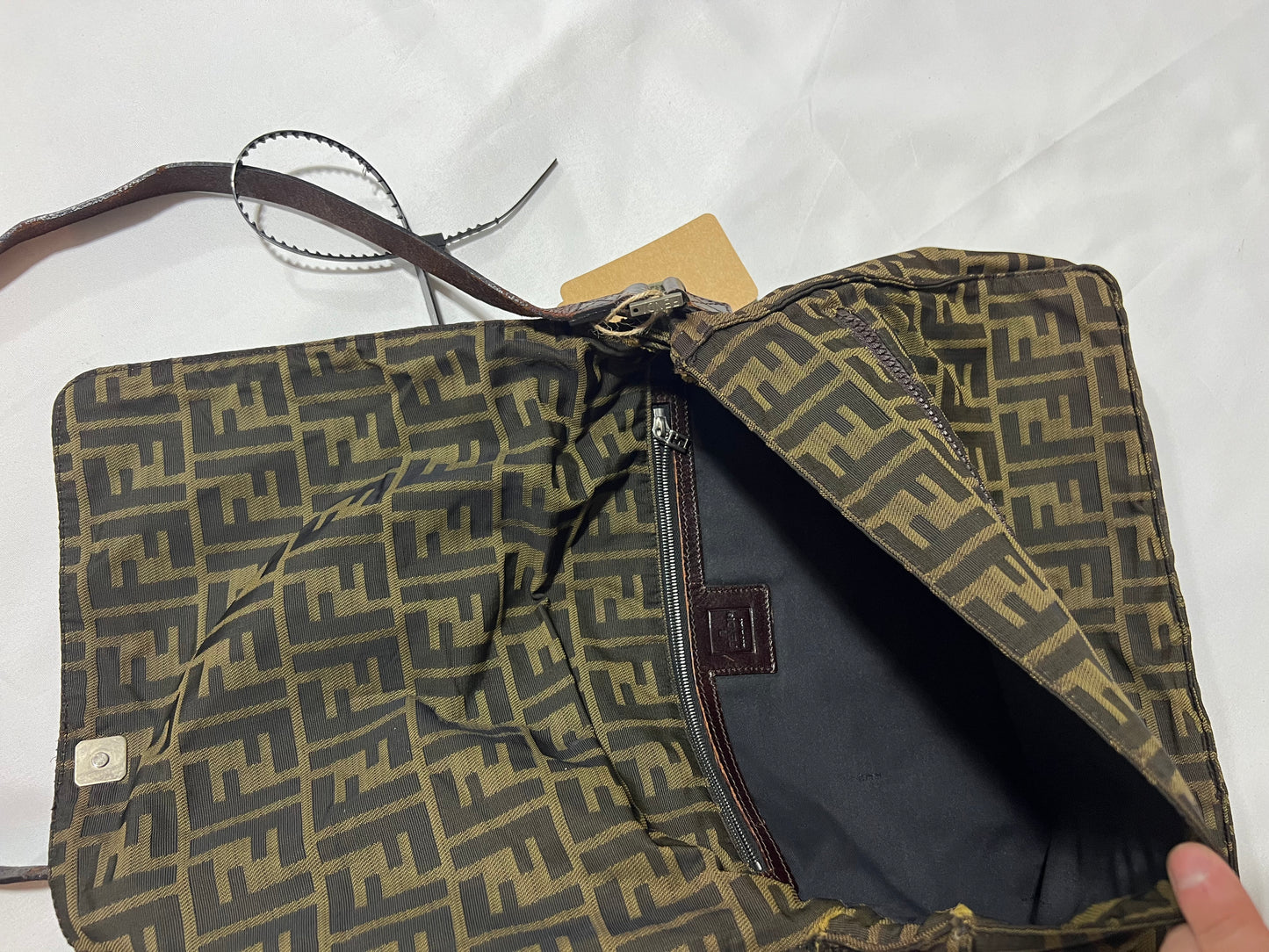 Vintage Fendi FF monogram Messanger bag