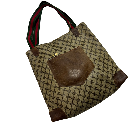 Vintage Gucci GG tote handbag