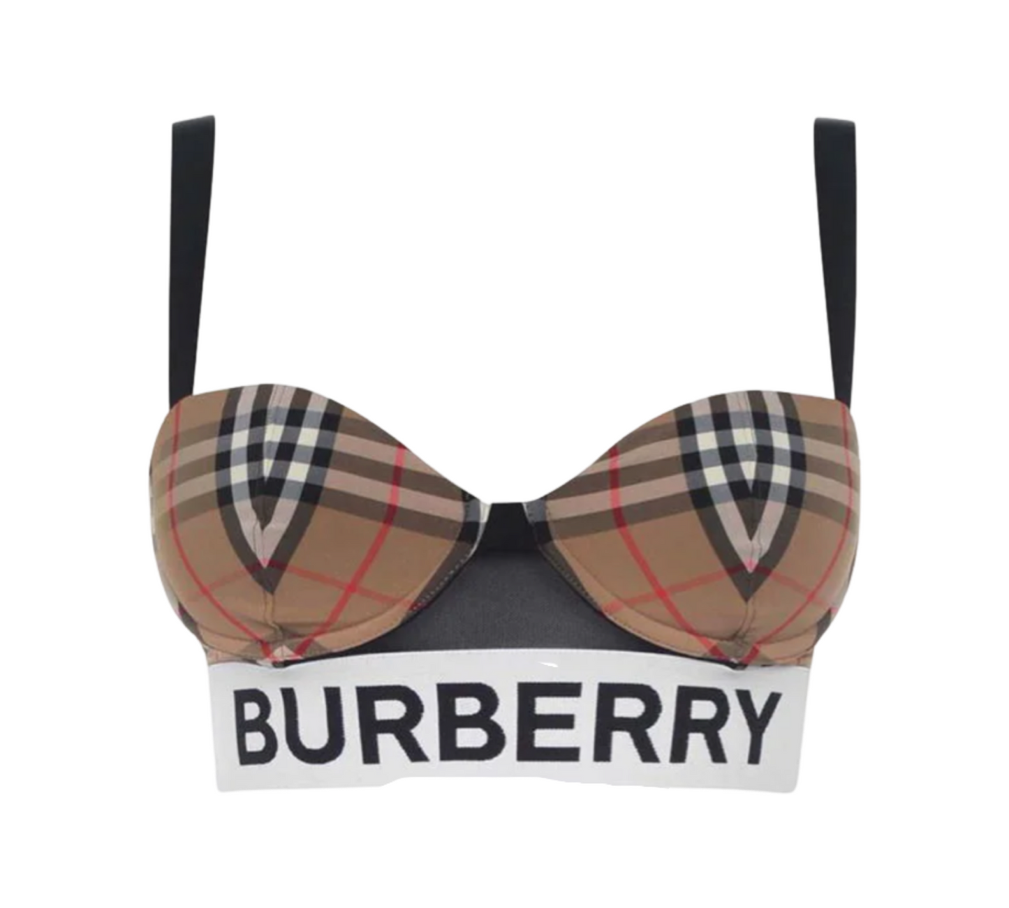 Burberry Check Logo Bra