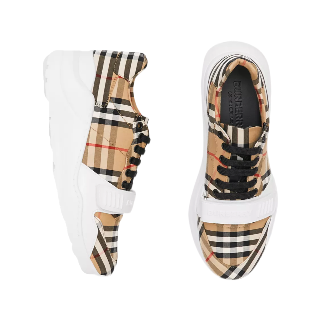 Burberry Vintage Check Cotton Sneakers “Women’s”