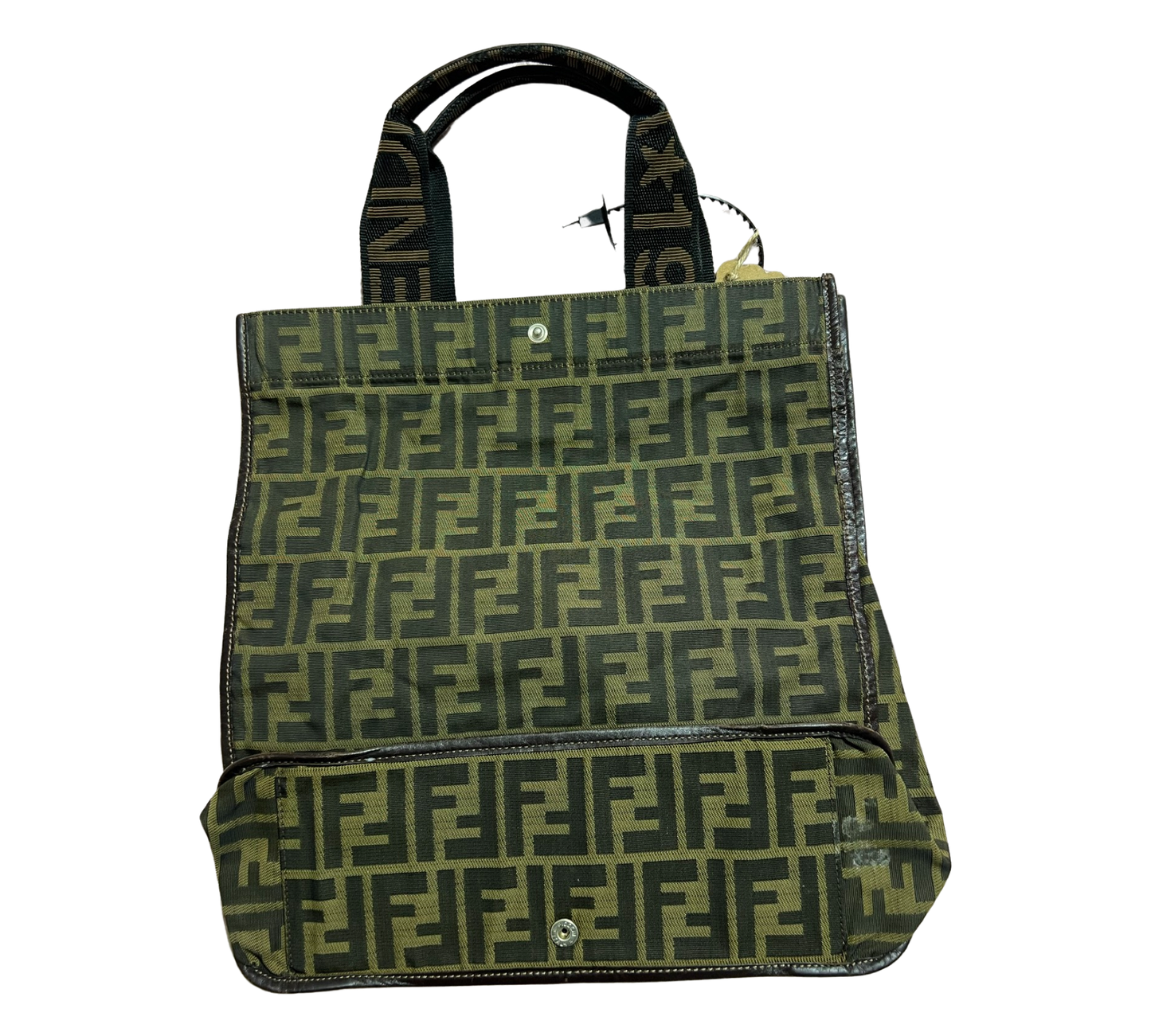 Vintage Fendi fold up shopper bag