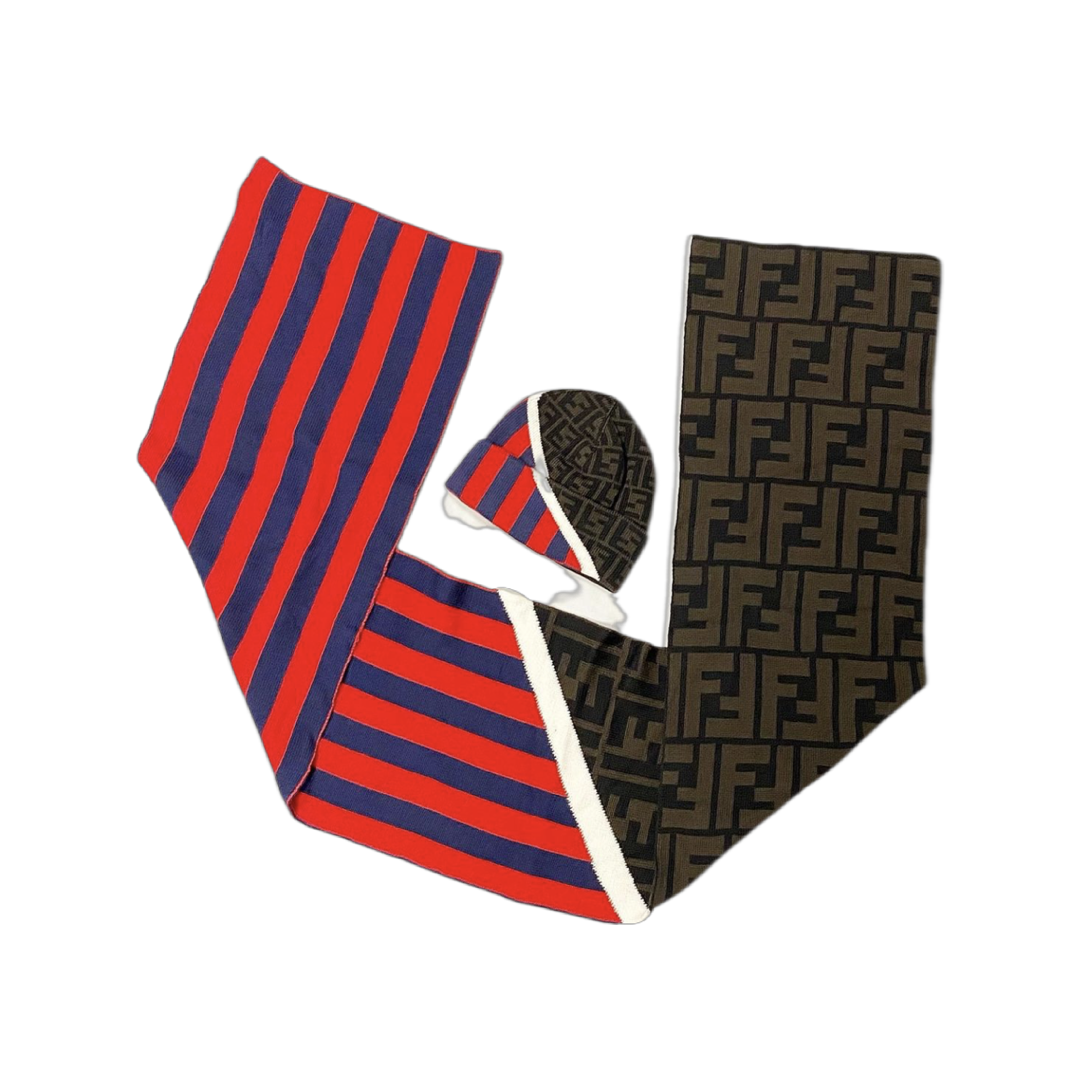 Fendi Hat Scarf set FabricsOfLeeds