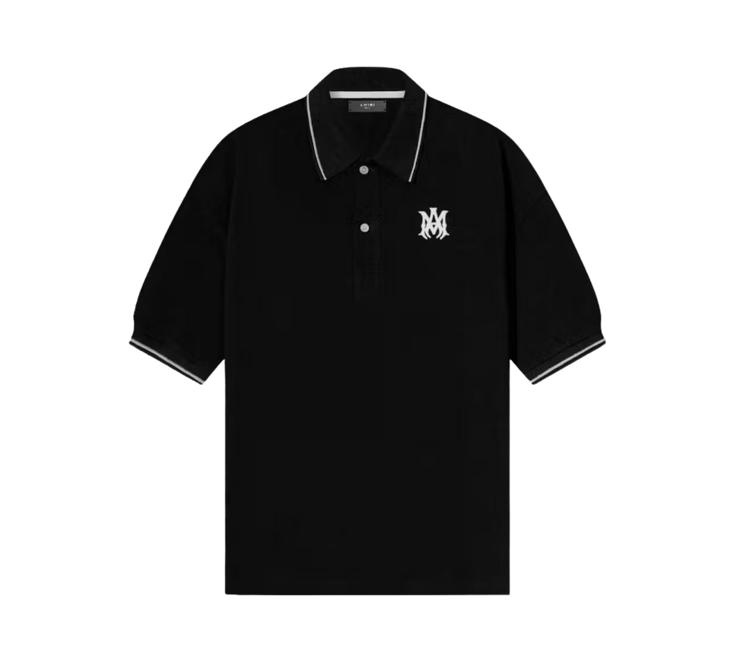 Amiri Solid Short Sleeve Polo