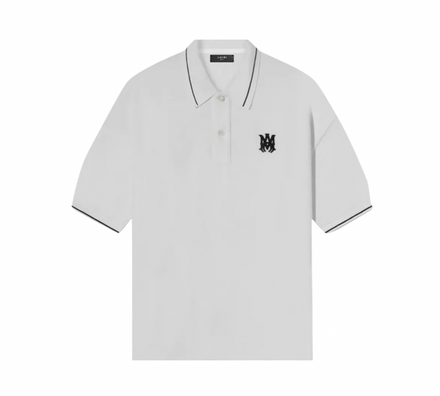 Amiri Solid Short Sleeve Polo