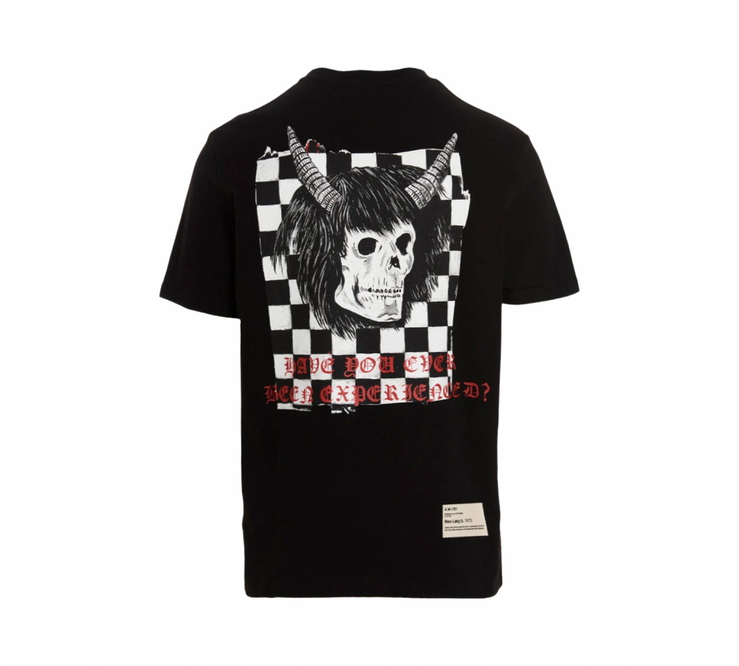 Amiri Wes Lang Checker T-shirt