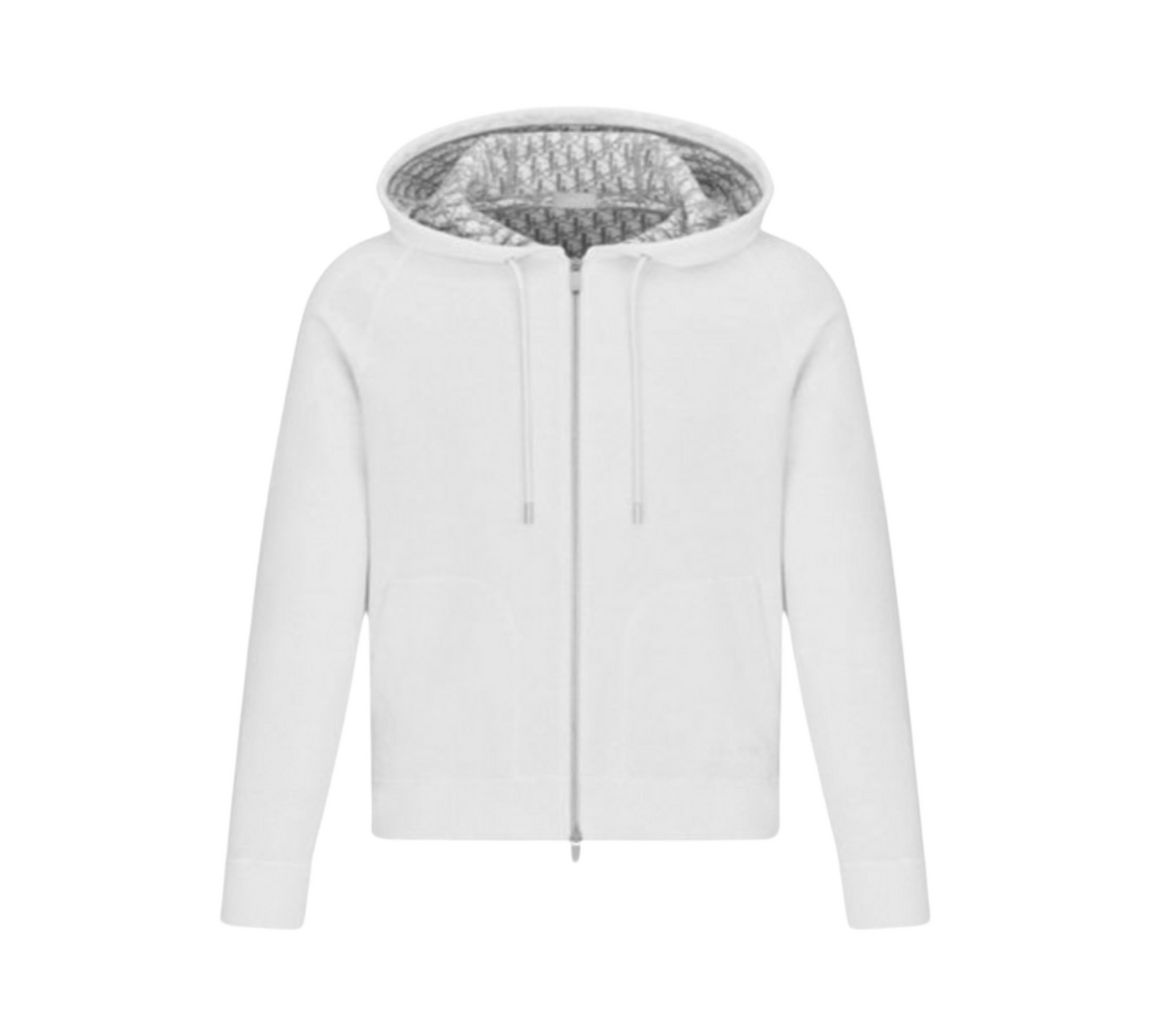 Oblique zipper hoodie on sale