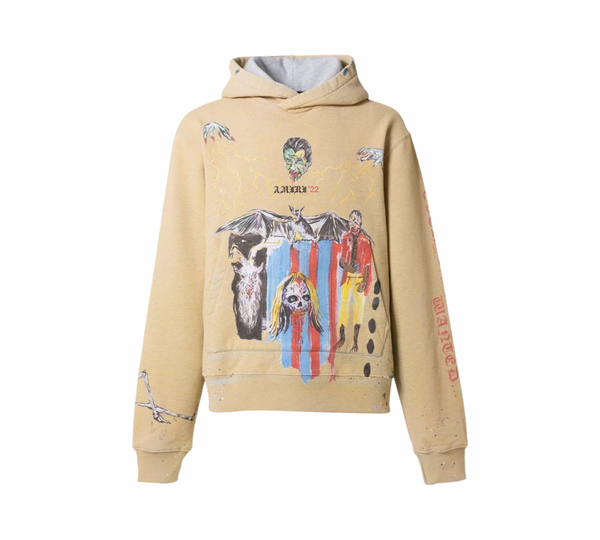 入手困難 AMIRI x Wes Lang Blood 38' グレー パーカー Buy Amiri x Wes Lang Blood 38 Hoodie 'Heather Grey