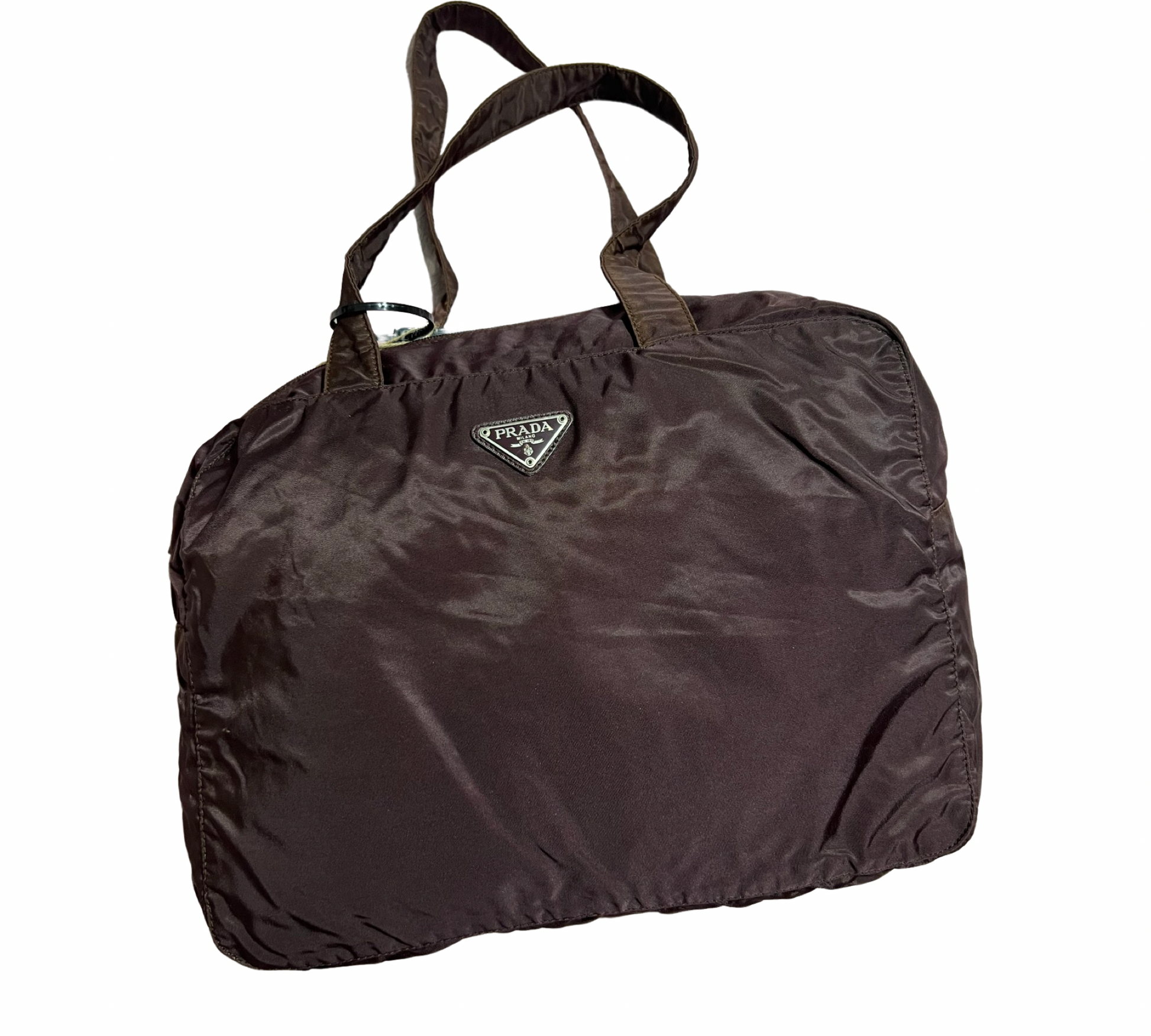 Vintage Prada Nylon gym bag medium FabricsOfLeeds