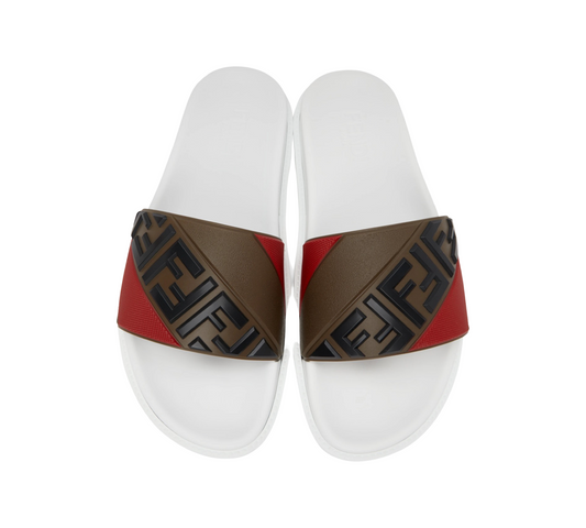 Fendi FF Stripe Sliders