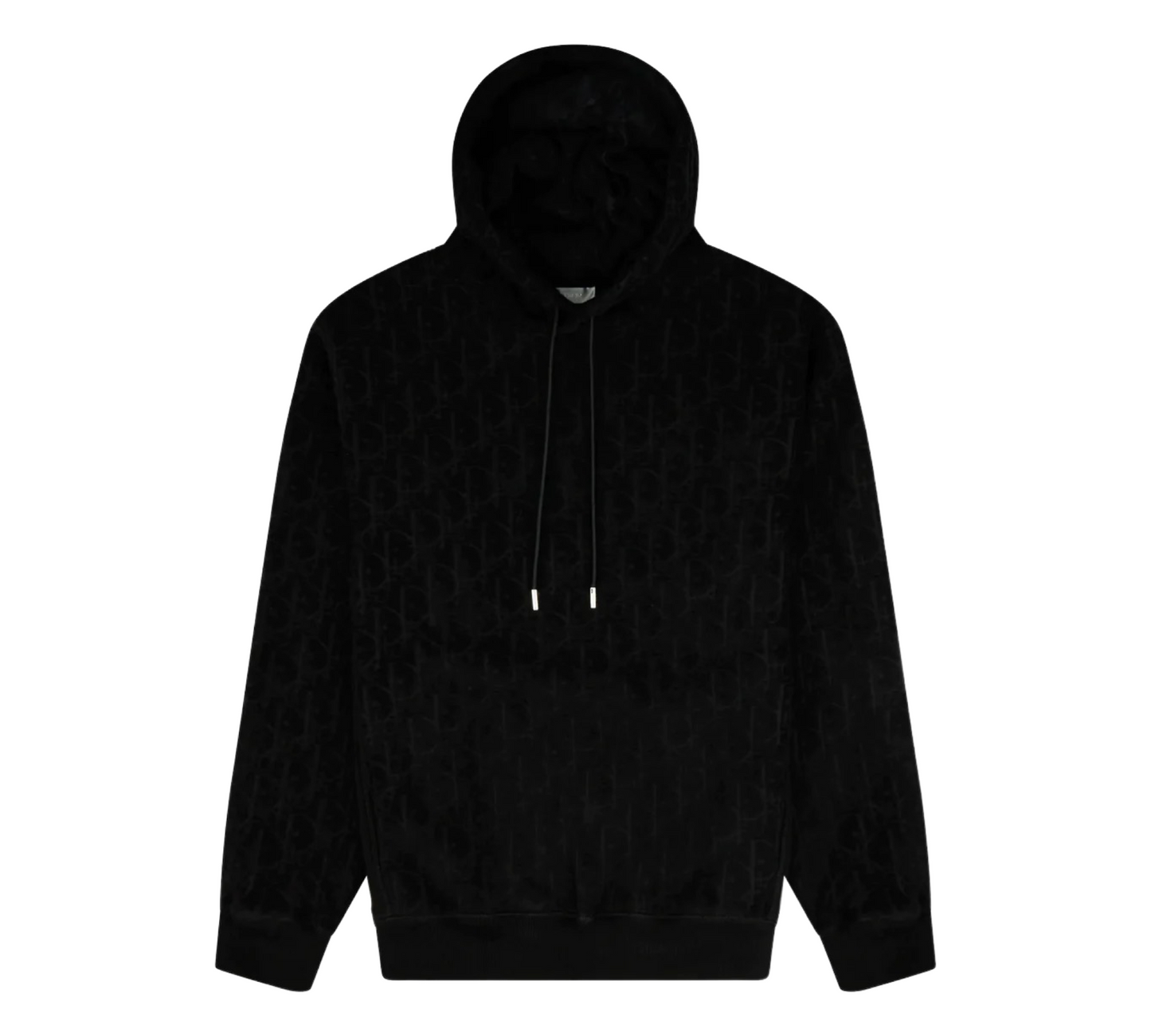 Dior Oblique towelling Terry black hoodie