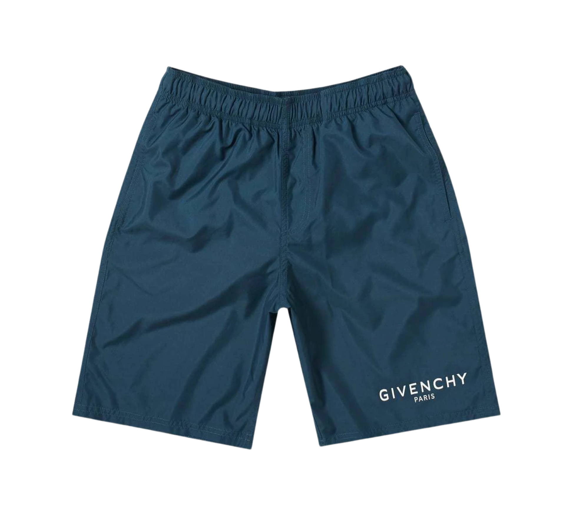 Givenchy Swim Shorts Oil Blue FabricsOfLeeds