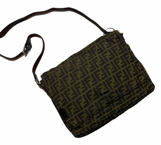 Vintage Fendi FF monogram Messanger bag