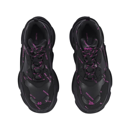Balenciaga triple 2025 s black purple